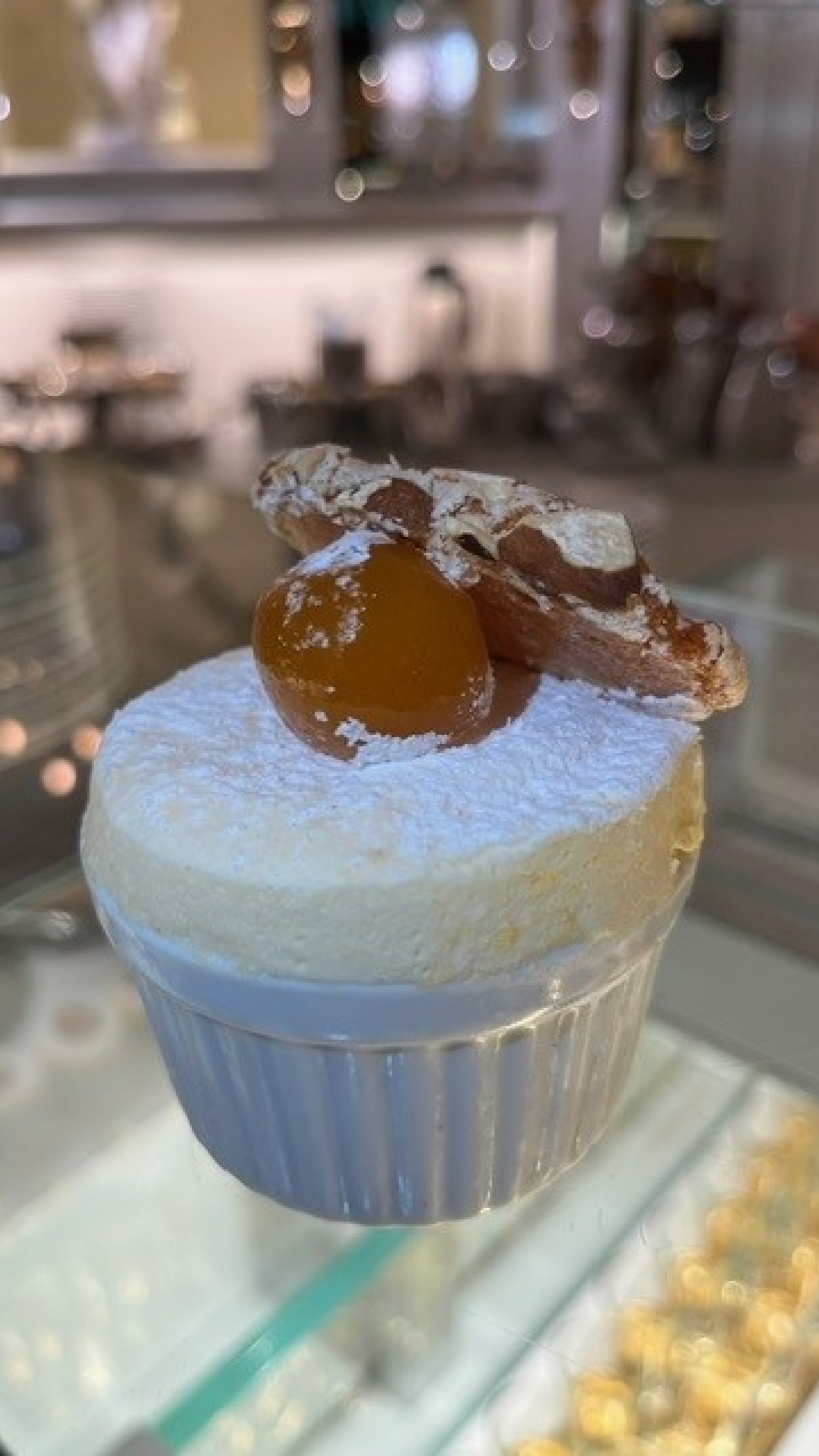 <p>Iced Grand Marnier soufflé<br />
A. Escoffier Culinary Guide, 1907 edition<br />
Recipe page 1184</p>
