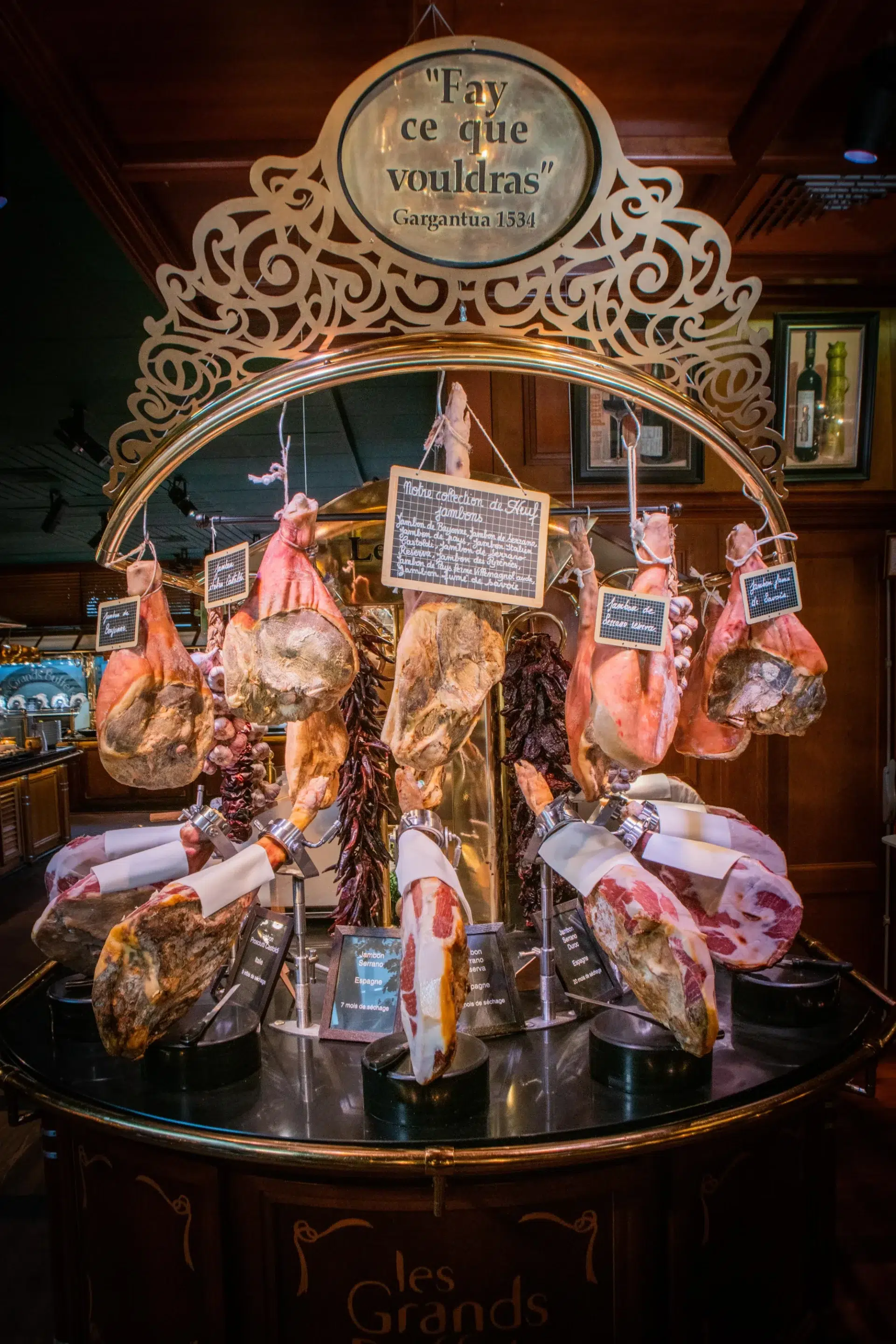 Cooked meat and terrine buffet