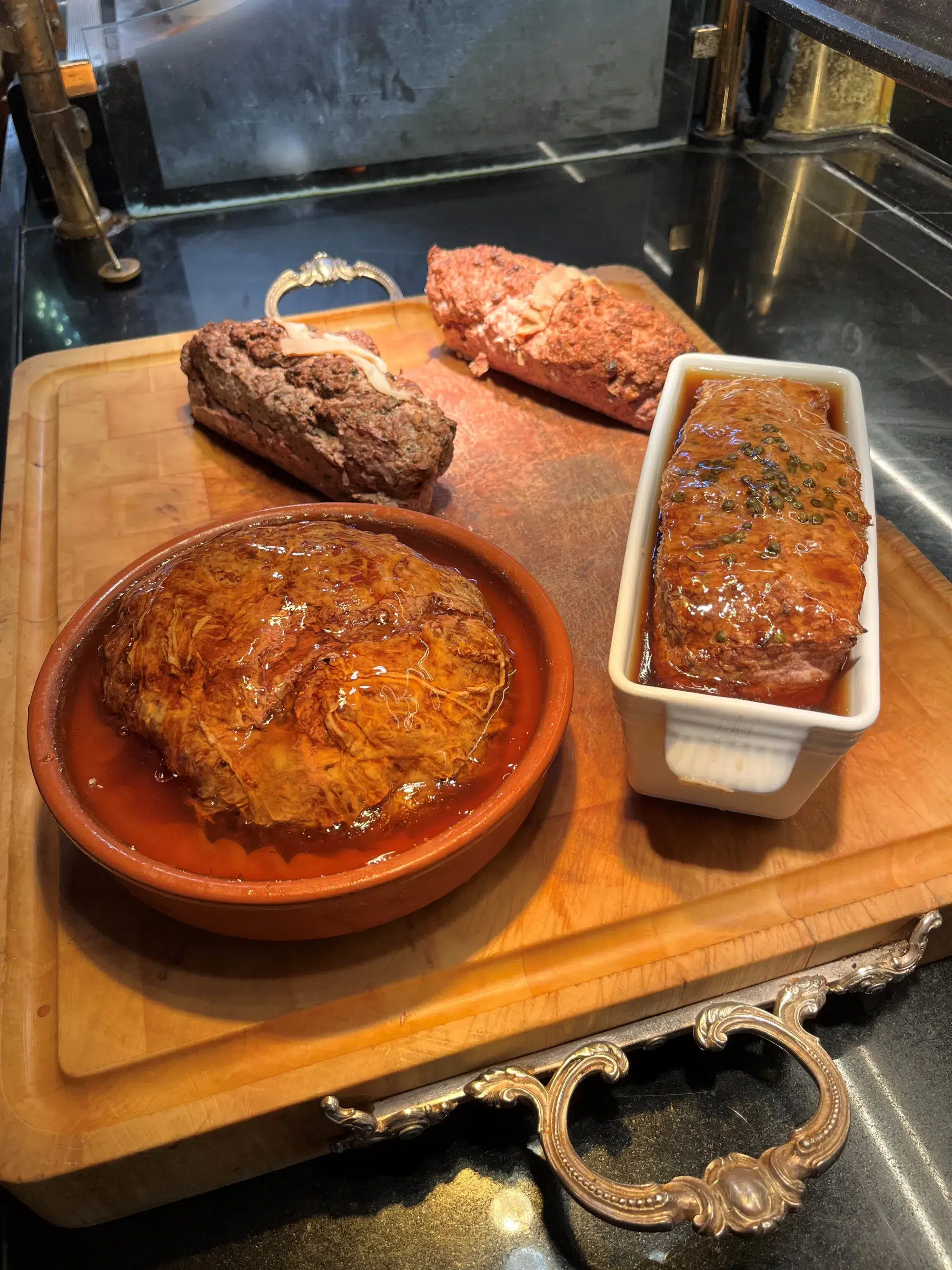 <p>The Grands Buffets selection of cooked meats</p>
